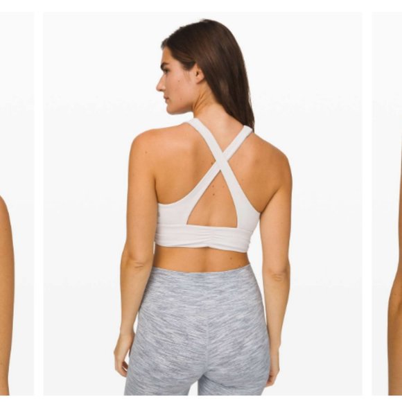 NWT NEW WITH TAGS Lululemon Always Aligned Bra - Light Chrome Size 8 - Picture 3 of 8